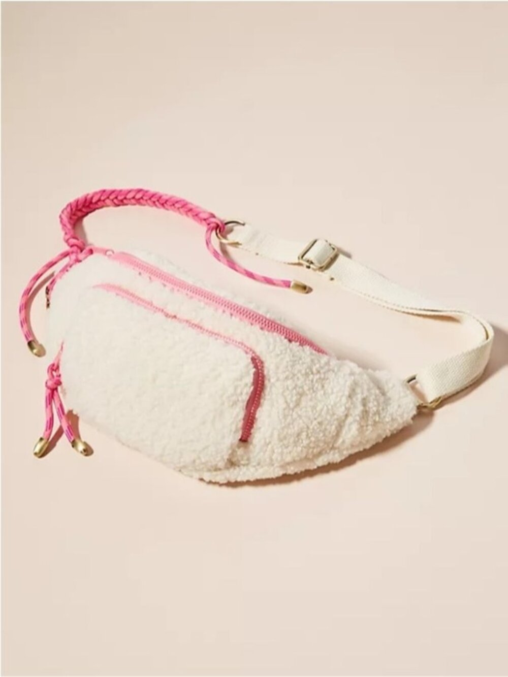 Anthropologie Annie Sherpa Belt Bag